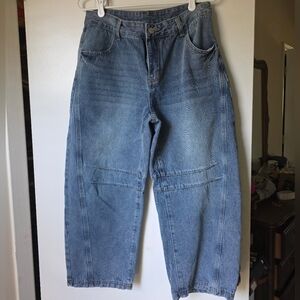 Forever 21 Barrel Jeans